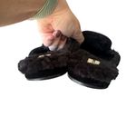 Birdies - The Phoebe Black Velvet Faux Slide Mule Sz 7 Photo 4