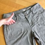 DKNY Jeans, Mid Rise, Straight Leg, Zip Ankle, Khaki Cotton Jeans, Size 10 Photo 2