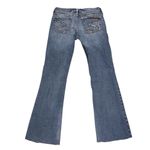 Silver Jeans  Lola Flare Leg Distressed Denim Blue Jeans Pants size 28 Photo 3