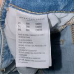 American Eagle  The Dream Jean Mid Rise Distressed Frayed Hem Jegging Jeans Photo 5