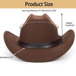 New! Women Western Cowboy Hat Photo 1