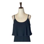 Show Me Your Mumu  Black Chiffon Caitlin Ruffle Maxi Dress‎ Gown Size XXS Photo 4