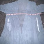 Azazie  WEISZ 2-Piece Dusty Blue A-Line Square Neckline Pleated Chiffon Dress 16 Photo 11