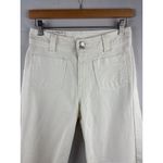 Levi's Junior White Straight-Leg Jeans Size 7 M 100% Cotton Photo 1