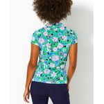 Lilly Pulitzer  Luxletic Frida Scallop Polo Spearmint Golf Till You Drop Photo 1