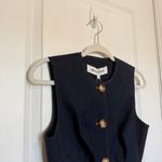 Veronica Beard NEW Jessup Denim Vest Dark Oxford Photo 9