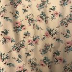 Maurice's NWT Lightweight Mesh Back Ruffle Dress Medium Floral Ivory Pink Photo 8