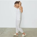 NEW Lunya Resort Linen Silk Romper Jumpsuit Playsuit One‎ Piece Sz M $258 White Size M Photo 3