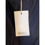 Quince  Women's Organic Cotton Poplin Tiered Maxi Dress Large Navy Blue NWT Photo 7