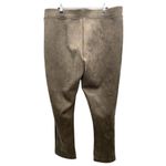 Andrew Marc Women's Stretch Faux Suede Super Soft Pull On Pants XL Boho Western Photo 4