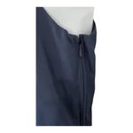 TEVOLIO Blue Sleeveless Sheath Dress Size 10 Ruffle Pleated Hem Casual Zip Photo 4