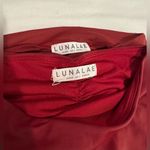 Lunalae Wine Red Pole Set Alexi sport bra and 2 Lure You shorts 2 4 US Photo 2