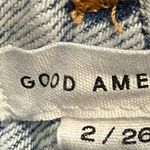 Good American Good 90s Icon Jeans Light Wash Distressed Crop Mid Rise Size 2 Photo 5