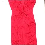 Umgee  Red Dress Small NWT – Waterfall Front + Gold Embellishments Photo 1