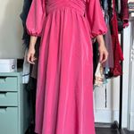 Tuckernuck Hyacinth House Fuschia Ruched V Photo 4