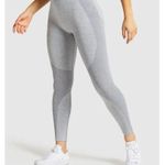 Gymshark Flex Leggings In Smokey Grey Marl/jade Green Size M Photo 1