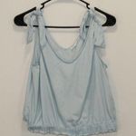 Jane and Delancey  Light Blue Tie Strap Tank Top Size Small Photo 0