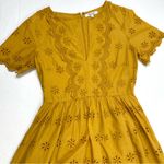 Madewell Scalloped Eyelet Midi Dress Photo 3