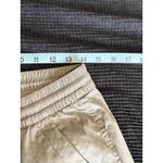 Abercrombie & Fitch Khaki Brown Jogger Pants High Rise Zip Size M Elastic Hem Photo 5