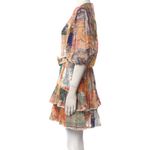 Zimmermann NWOT  Patchwork Puff Sleeve Mini Dress Photo 6
