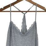 AVIDLOVE NWOT Gray Lace Trim V Neck Nightgown Camisole Mini Dress Size XL Photo 2