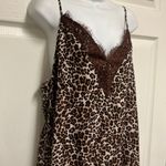 Melrose and Market Leopard Print Lace Trim Camisole Top Photo 4