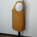 Maurice's yellow key hole lace top tank top size small Photo 3