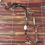 Coldwater Creek Long Glass Bead Rustic Necklace Photo 2