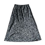 Peyton Jensen  animal print satin midi skirt Photo 0
