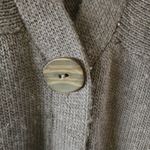 Sigrid Olsen Cardigan Sweater Womens Size Large Knit Wool Blend Brown Fabric Photo 2
