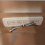 Henri Bendel  New York Orange Leather Clutch with Gold Chain New without Tags Photo 6