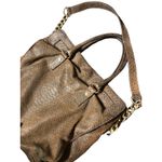 Michael Kors  Large Hamilton‎ Crocodile Brown Tote! Rare Purse Bag Photo 7
