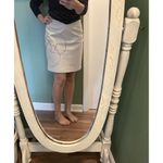 Harold’s Beige Pencil Skirt with Multicolor Embroidery Photo 9