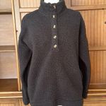 Aerie Women’s Fleece Button Up Pullover with Stand Up Collar, Size XS Photo 0