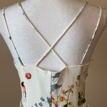 Oasis  | Cream Floral Strappy Midi Dress Sz 12 Photo 5