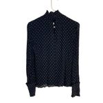 Moodie Women's Black Mock neck blouse size small Photo 3