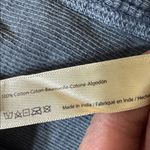 FP ONE Blue Waffle Knit Long Sleeve Top Gauze Elbows Size Small Photo 4