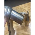 Badgley Mischka Jewel Omari II Sandals Women's 10 Silver Buckle Block Preppy B50 Photo 4