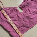 ZARA  Cropped Keyhole Tank Size Medium Top New NWT Straps Photo 2