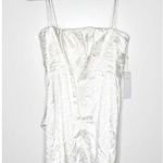 NWT Ronny Kobo June Floral Jacquard Bow Mini Cocktail Dress White Size Small Photo 5