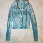 Aerie Teal Tie Dye Crop Top XS VGUC Photo 0