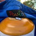 Peaches Royal Blue Scrub Top Small S Photo 4