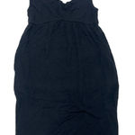 Diane Von Furstenberg  Dress Womens 2 Black Draped Neck‎ Empire Waist Mini Photo 0