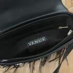 Venus  crossbody black purse NWOT Photo 3