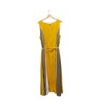Jessica London Striped Maxi Dress Yellow Size 20W Minimalist Summer Coastal Boho Photo 10