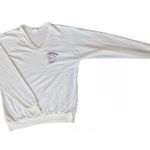 Vintage 90s Preppy Southern Illinois University Saluki College Sweater 🔥 White Size XL Photo 1