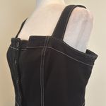 Reformation  Roxanna Black Denim Dress Photo 4