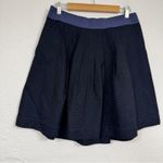 Blumarine Blue Jacquard A Line Mini Skirt Womens 12 Luxury Designer Formal Photo 7