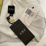 ABS Allen Schwartz NWT A.B.S. By Allen Schwartz Tank Blouse CrissCross Straps in Back White Size 1X Photo 7