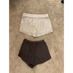 Aerie Sleep Shorts Bundle (2) Velour and Sweatshorts, M Photo 3